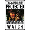Protected By Freddy Tin Concert Sign
