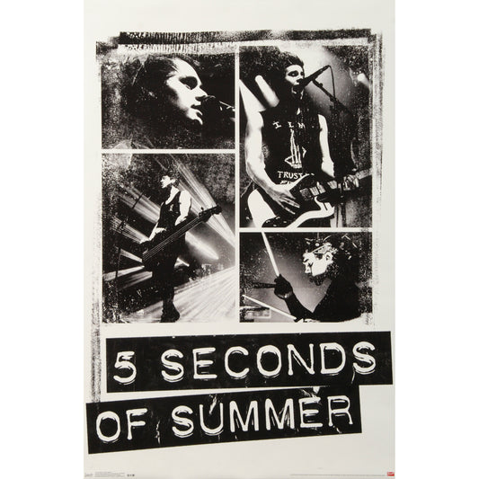 5 Seconds Of Summer Photo Blocks Domestic Poster