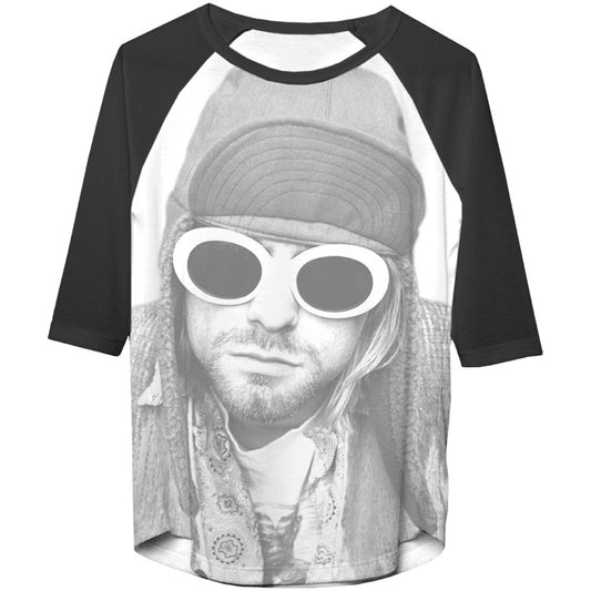 Kurt Cobain Jr Cobain W/ Shades 3/4 Slv Raglan Raglan Junior Top