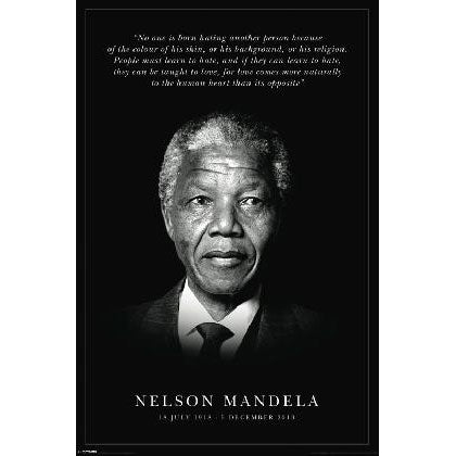 Nelson Mandela Commemorative Domestic Poster