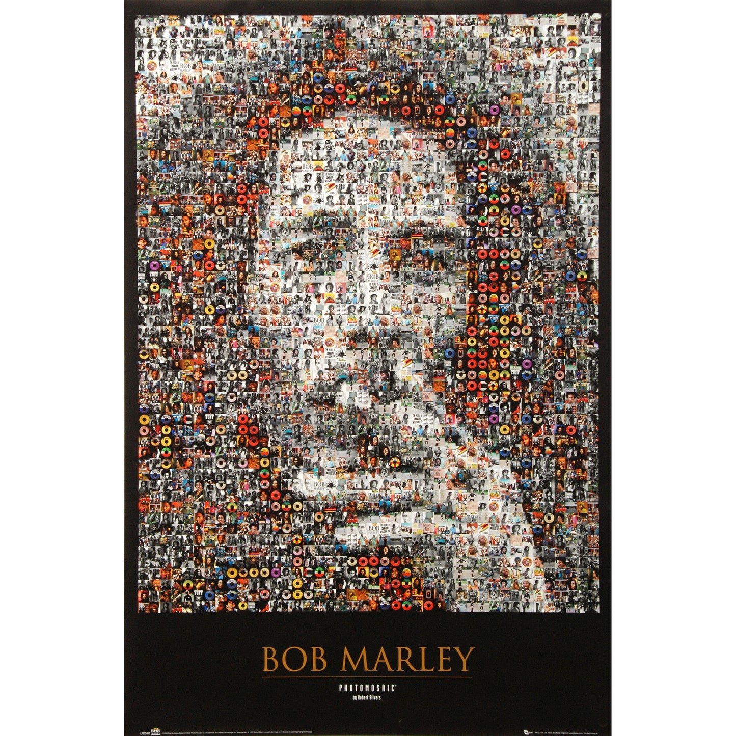 Bob Marley Mosaic I Domestic Poster