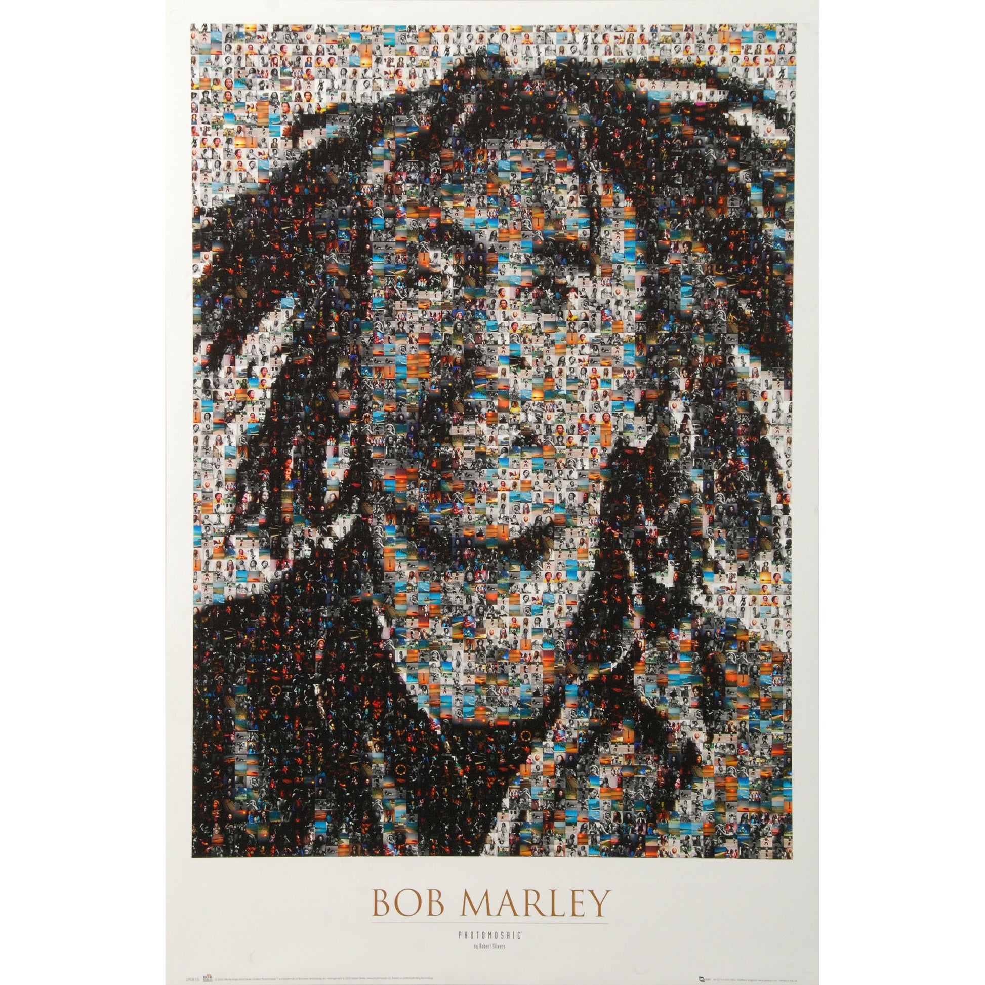 Bob Marley Mosaic II Domestic Poster