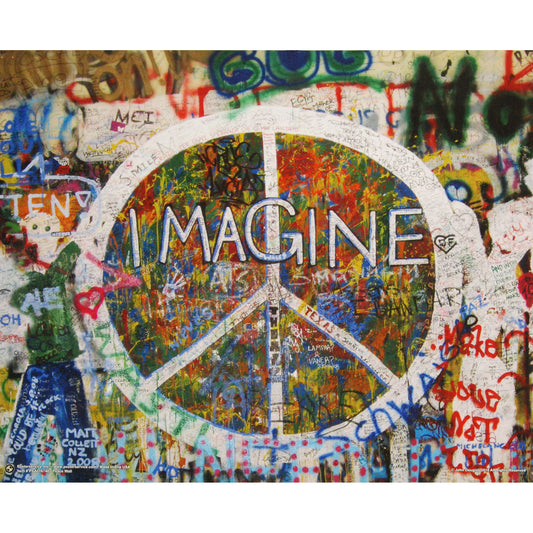 Beatles Peace Wall Domestic Poster