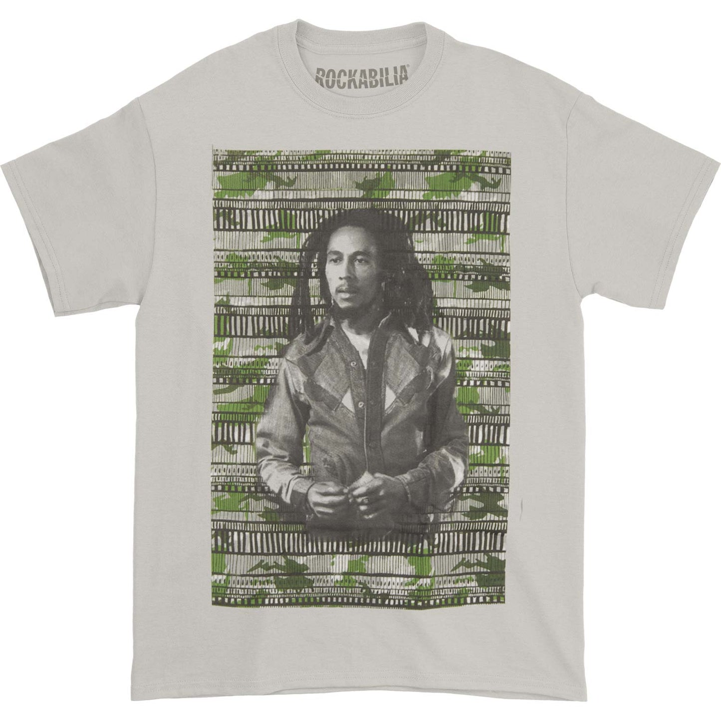 Bob Marley Camo Portrait T-shirt