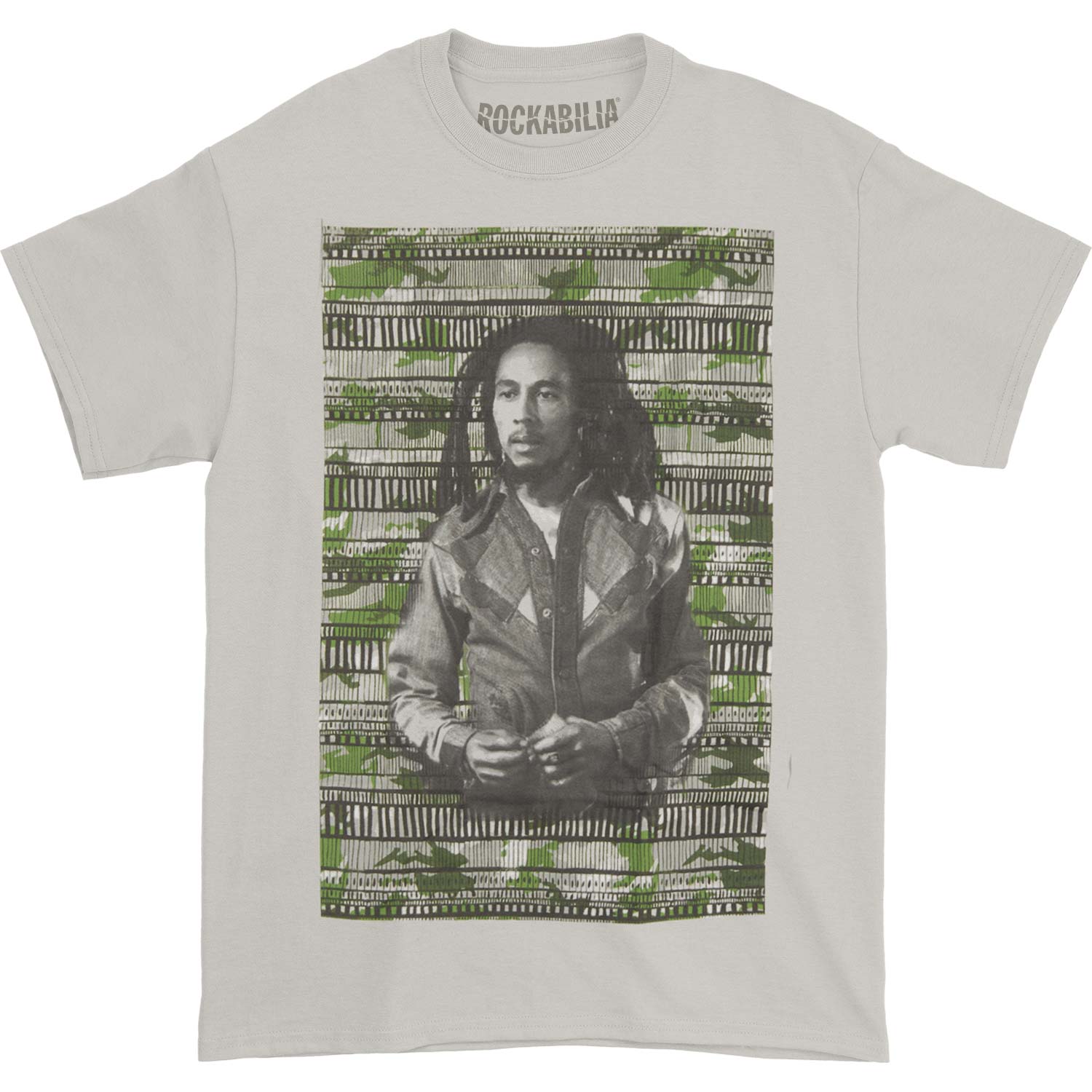 Bob Marley Camo Portrait T-shirt