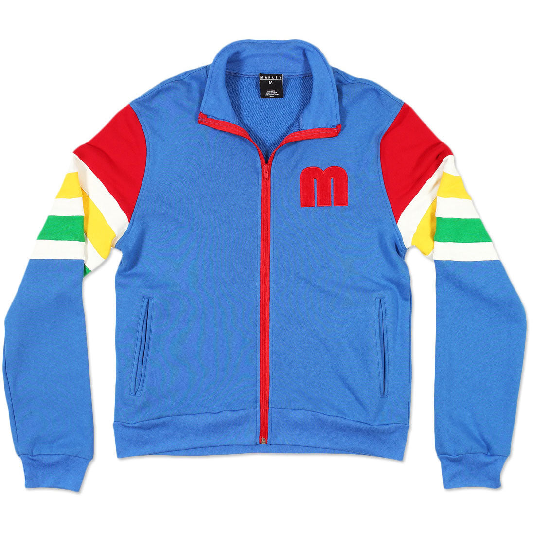 Bob Marley Vintage Cadet Zip Track Jacket Jogger Sweatshirt