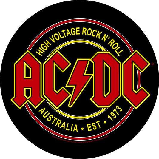 AC/DC High Voltage Rock N Roll Back Patch