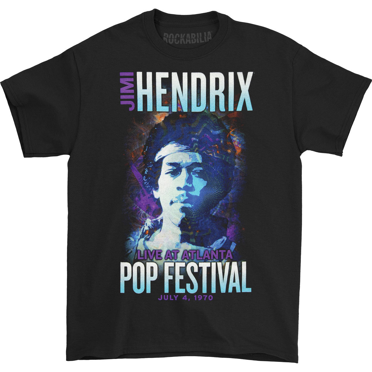 Jimi Hendrix Atlanta Pop Psychedelic T-shirt
