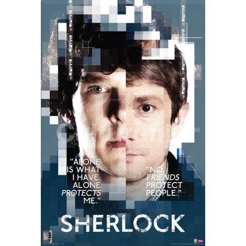 Sherlock Faces Domestic Poster
