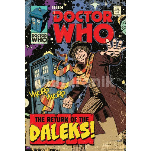 Doctor Who Return Of The Daleks Domestic Poster