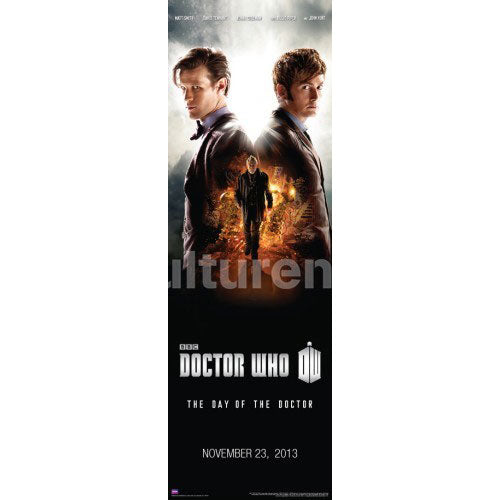 Day Of The Doctor Slim Print Poster
