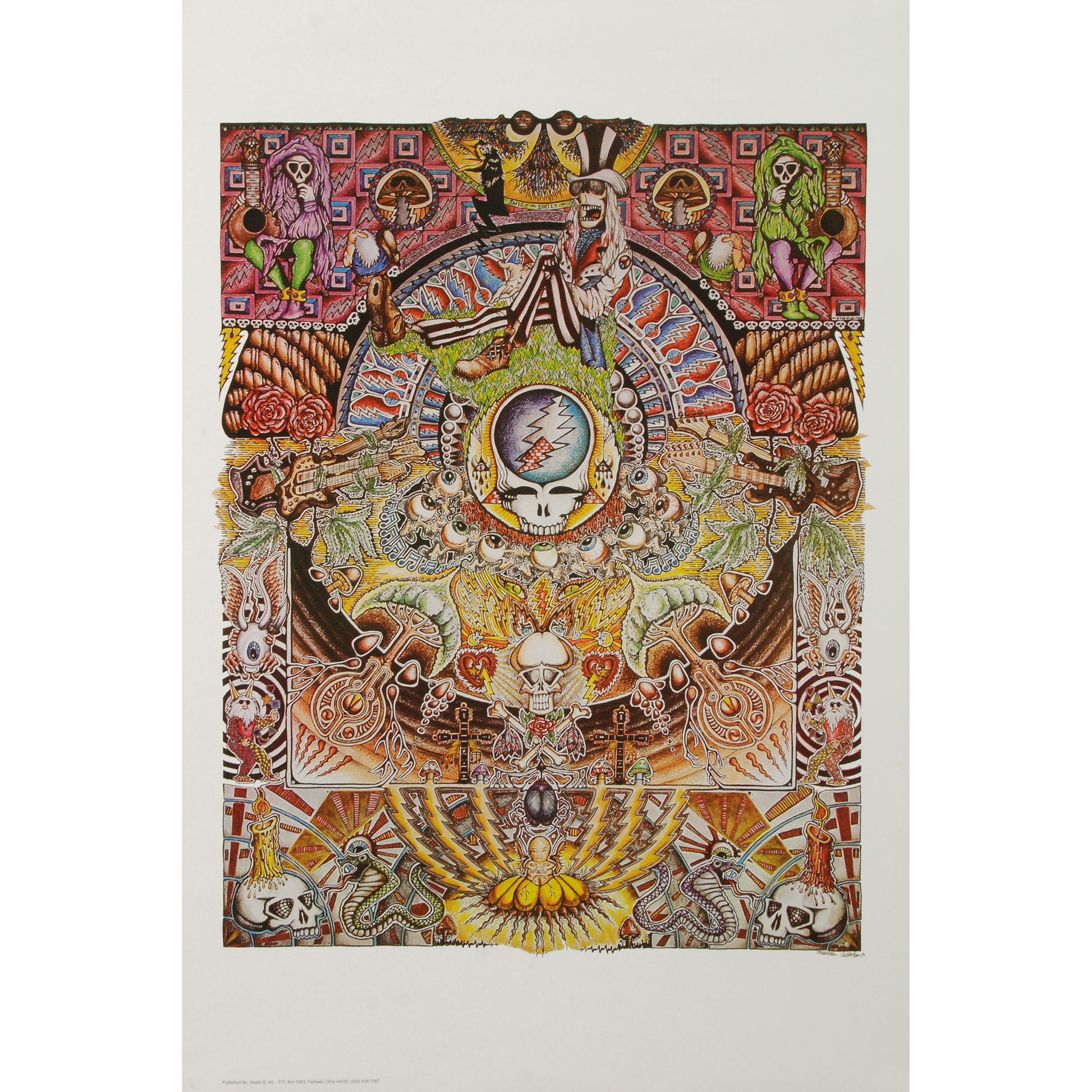 Grateful Dead Collage Domestic Poster