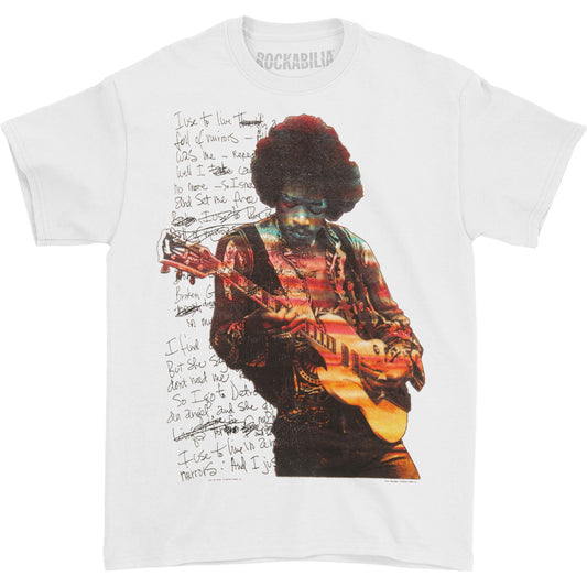 Jimi Hendrix Jimi Hendrix Room Full Of Mirrors Handwritten T-shirt