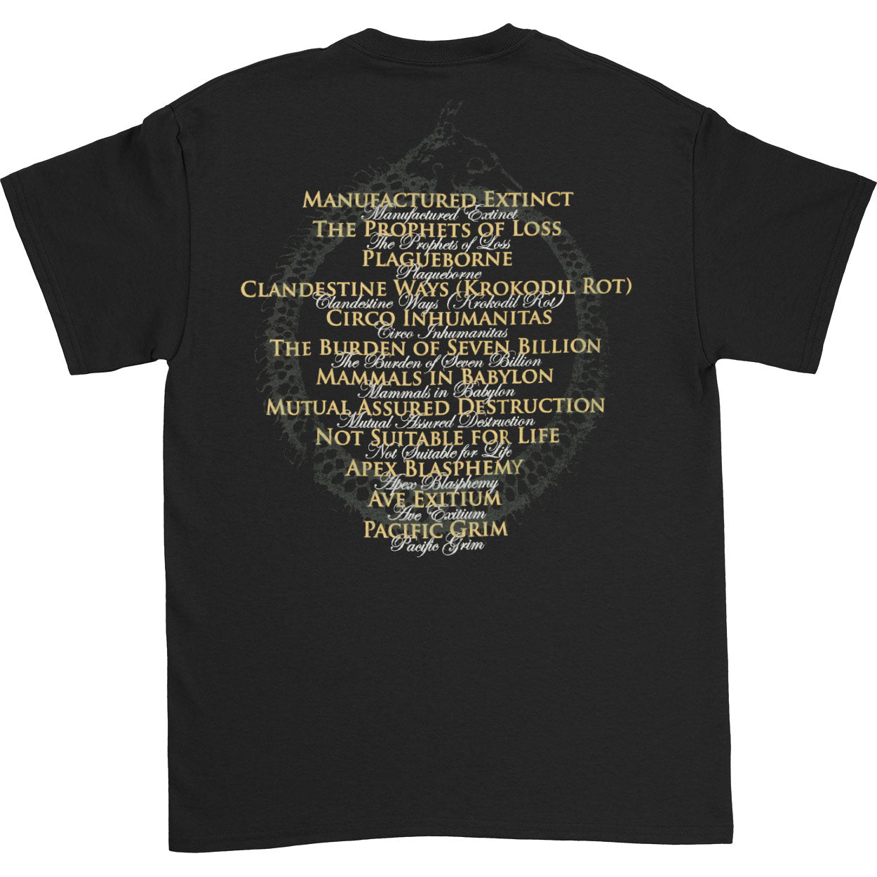 Anthropocene Extinction. T-shirt