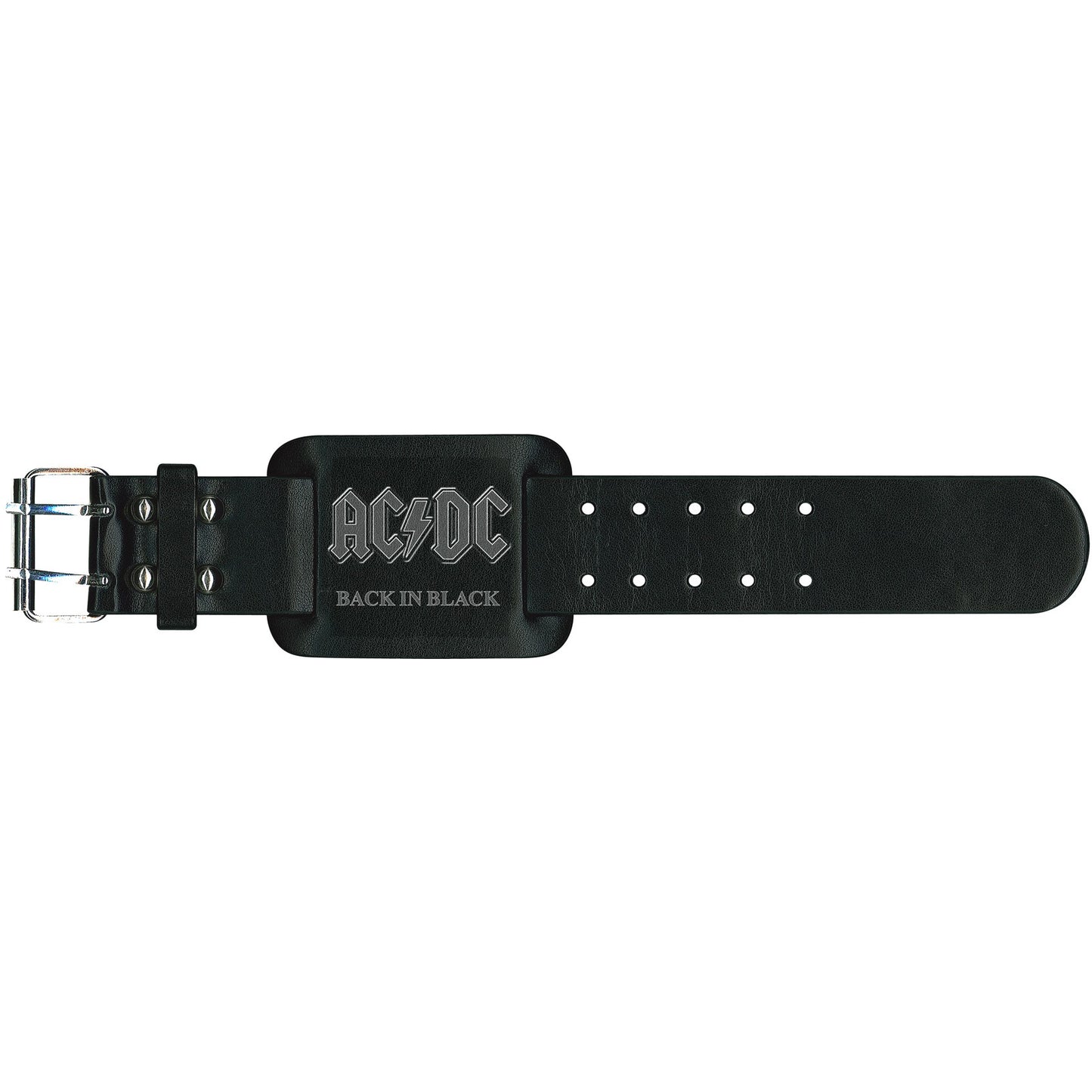 AC/DC Back In Black Wristband
