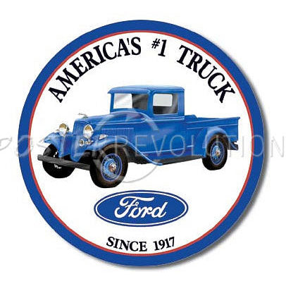 Ford #1 Truck Tin Concert Sign 254675 | Rockabilia Merch Store