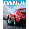 Corvette Tin Concert Sign