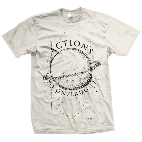 Actions To Onslaught Planet T-shirt