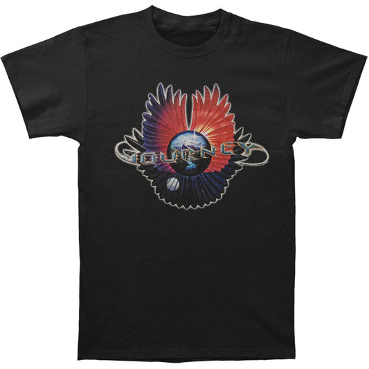 Journey Distressed Logo Slim Fit T-shirt