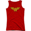 Wonder Woman Logo Dist Womens Tank