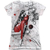 Harley Sketch Sub Sublimation Junior Top