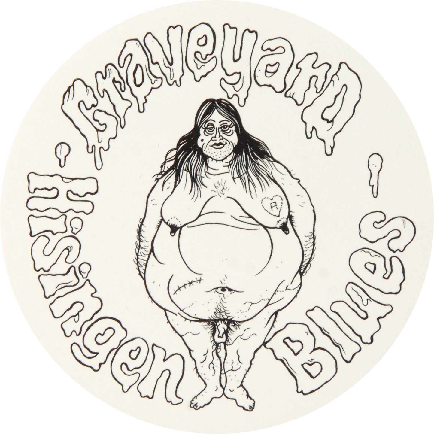 Graveyard Hisingen Blues Sticker