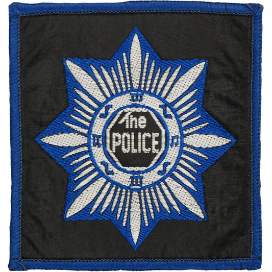 Police Badge Screen Printed Patch