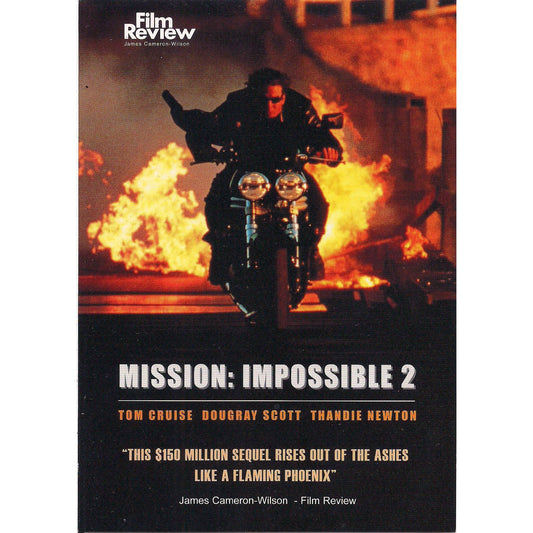 Mission: Impossible 2 Promo Card Post Card