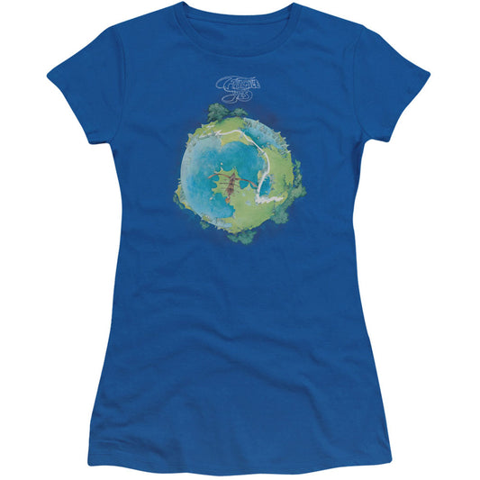 Fragile Cover Cap Sleeve Junior Top