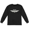 Skull Wings Logo  Long Sleeve