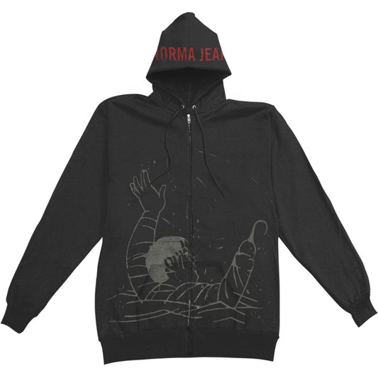 Norma Jean Swimmer Zippered Hooded Sweatshirt