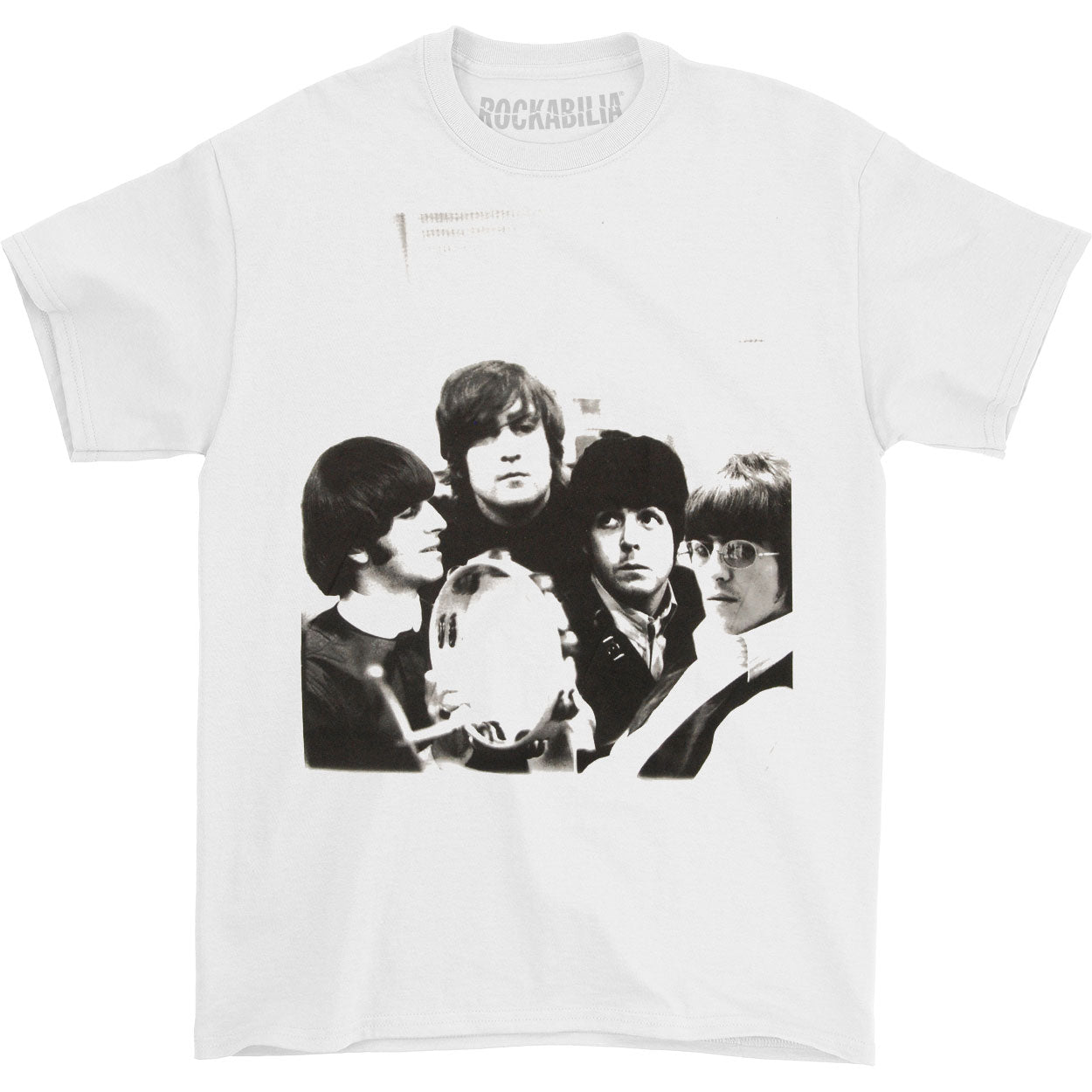 Beatles Band Photo BW T-shirt