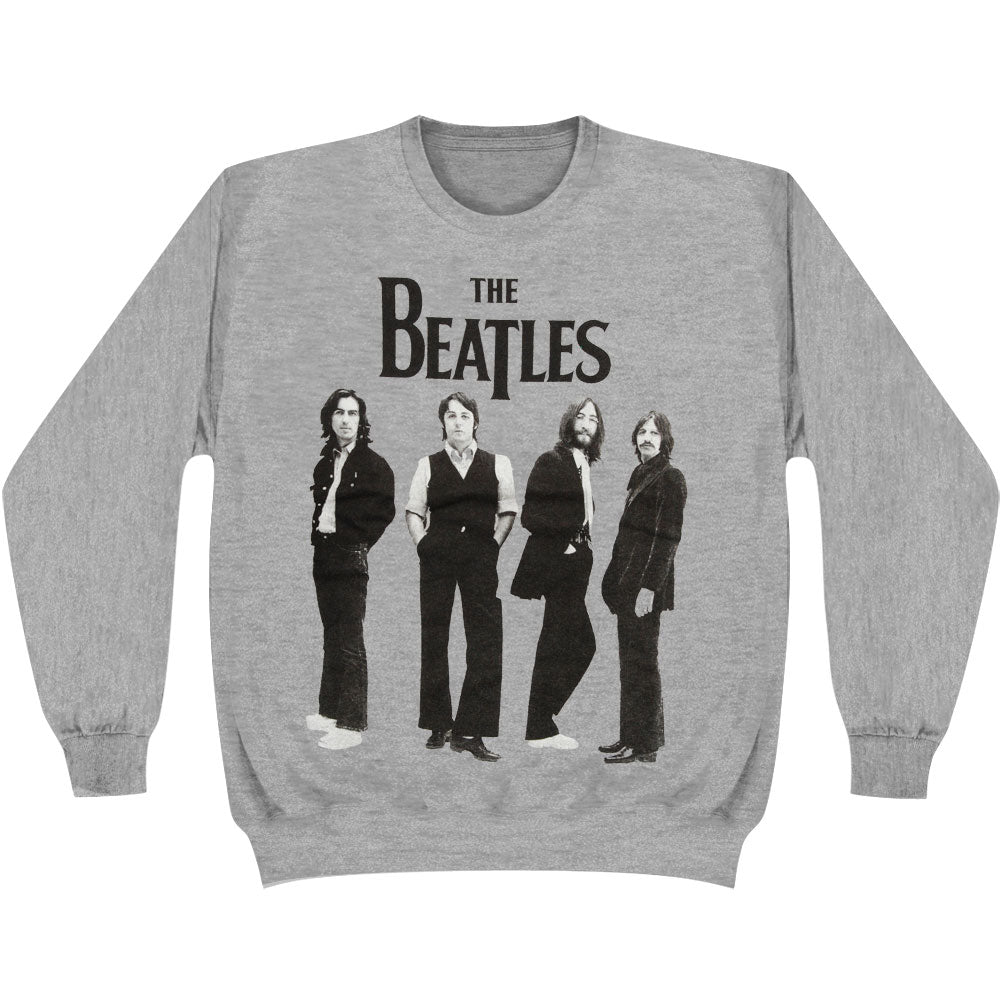 Beatles Beatles Standing Photo Crewneck Fleece Sweatshirt