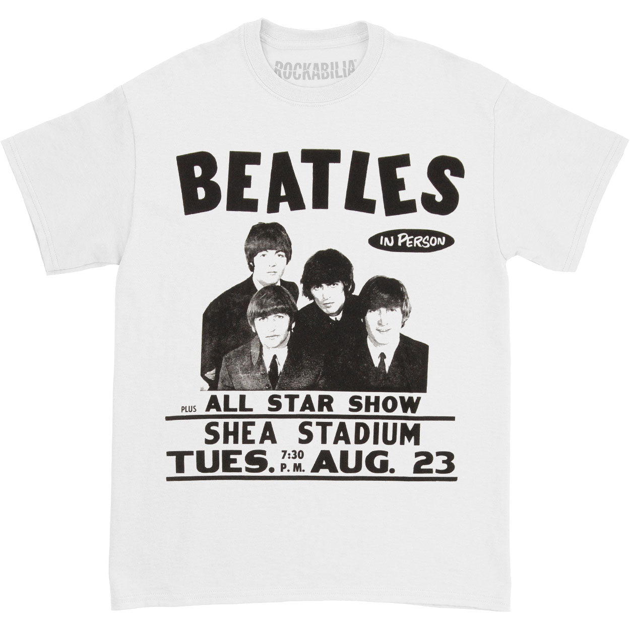 Beatles Shea Stadium Crew T-shirt