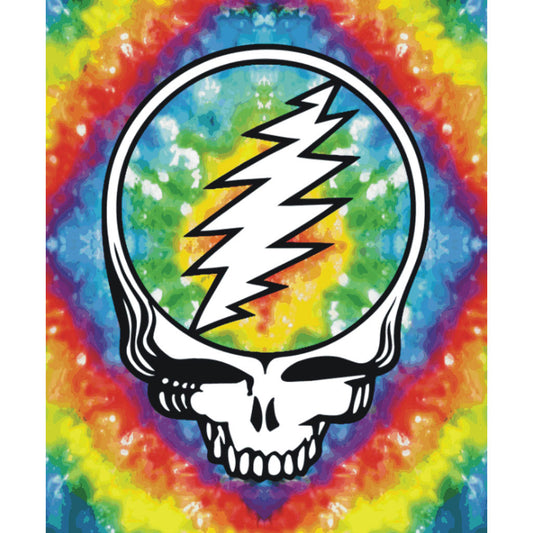 Grateful Dead Steal Your Face Fleece Blanket