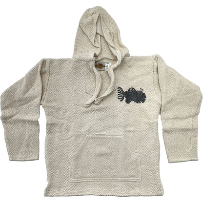 Jerry Garcia Tie Dye Fish Hooded Sweatshirt