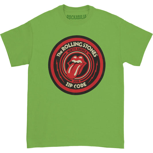 Rolling Stones Circle Logo Lime Tour T-shirt