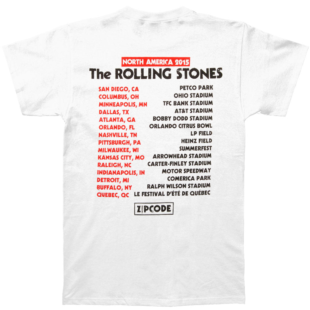 Rolling Stones Stadium Tongues Tour White T-shirt