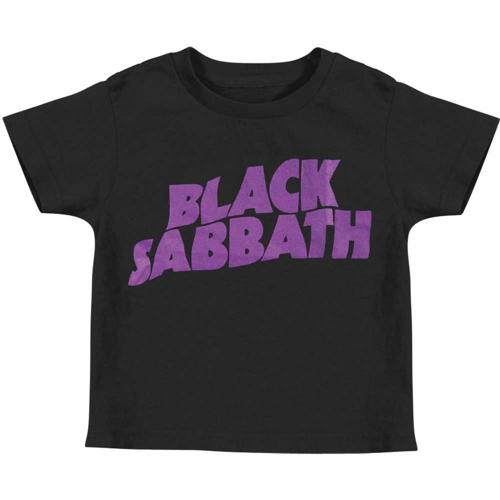 Black Sabbath Wavy Logo Childrens T-shirt