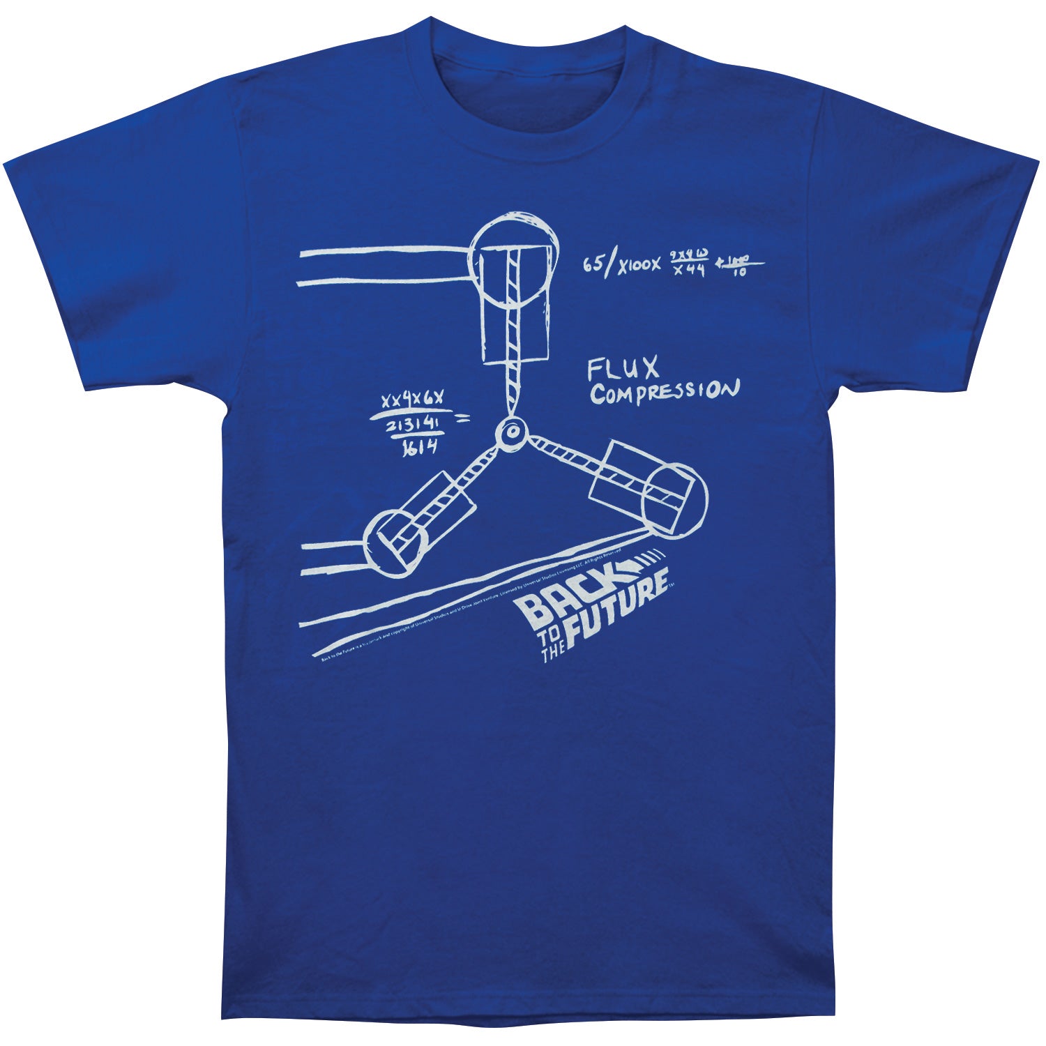 Back To The Future Flux Sketch T-shirt