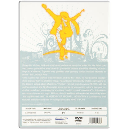 In Memory Of Michael Jackson 1958-2009 DVD