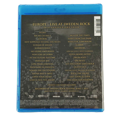 Europe Live At Sweden Rock - 30th Anniversary Show Blu-Ray