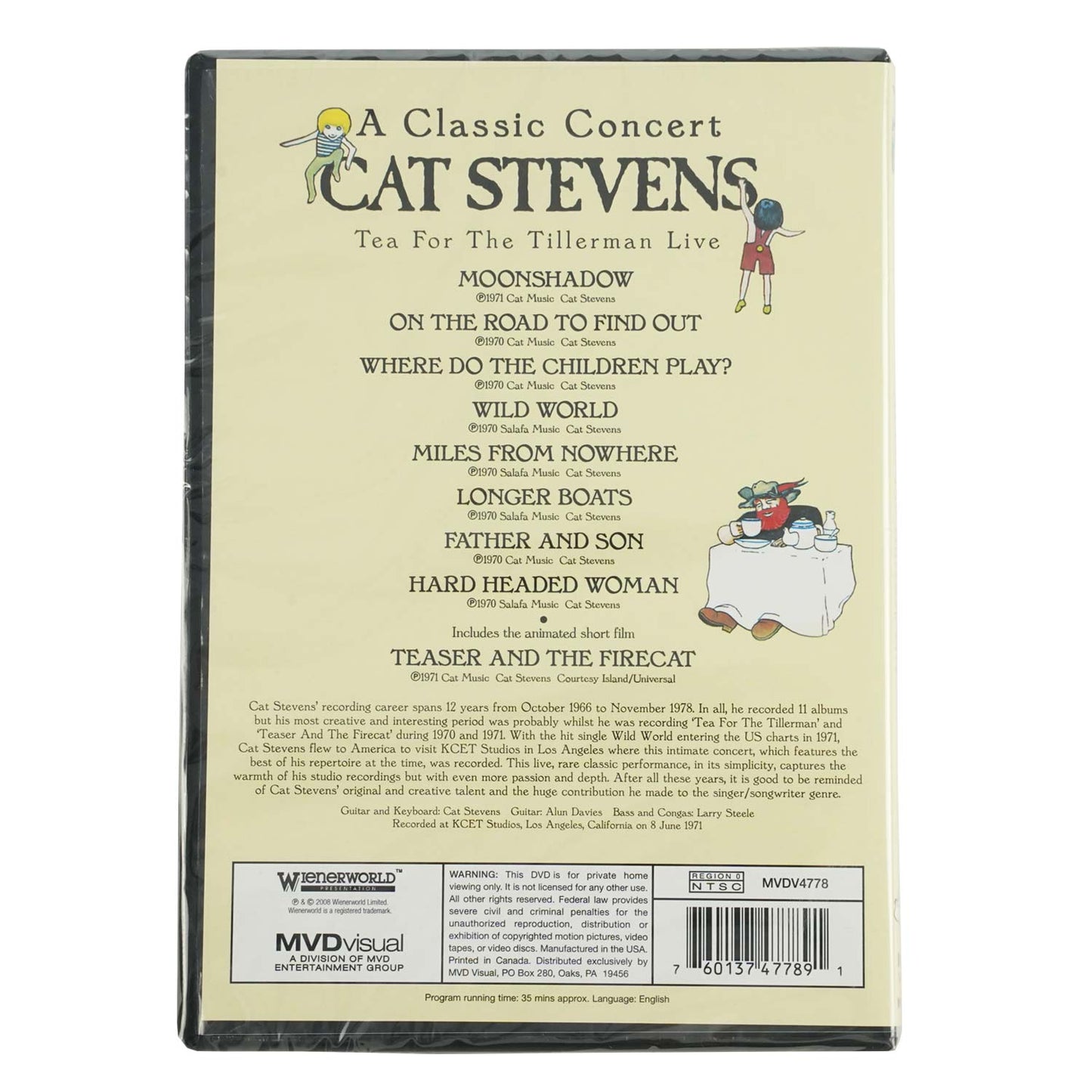 Tea For The Tillerman Live DVD