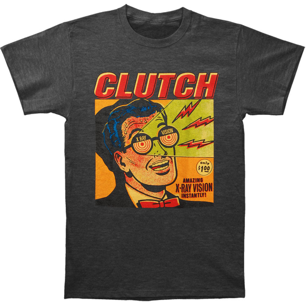Clutch X-Ray Vision Charcoal Heather T-shirt