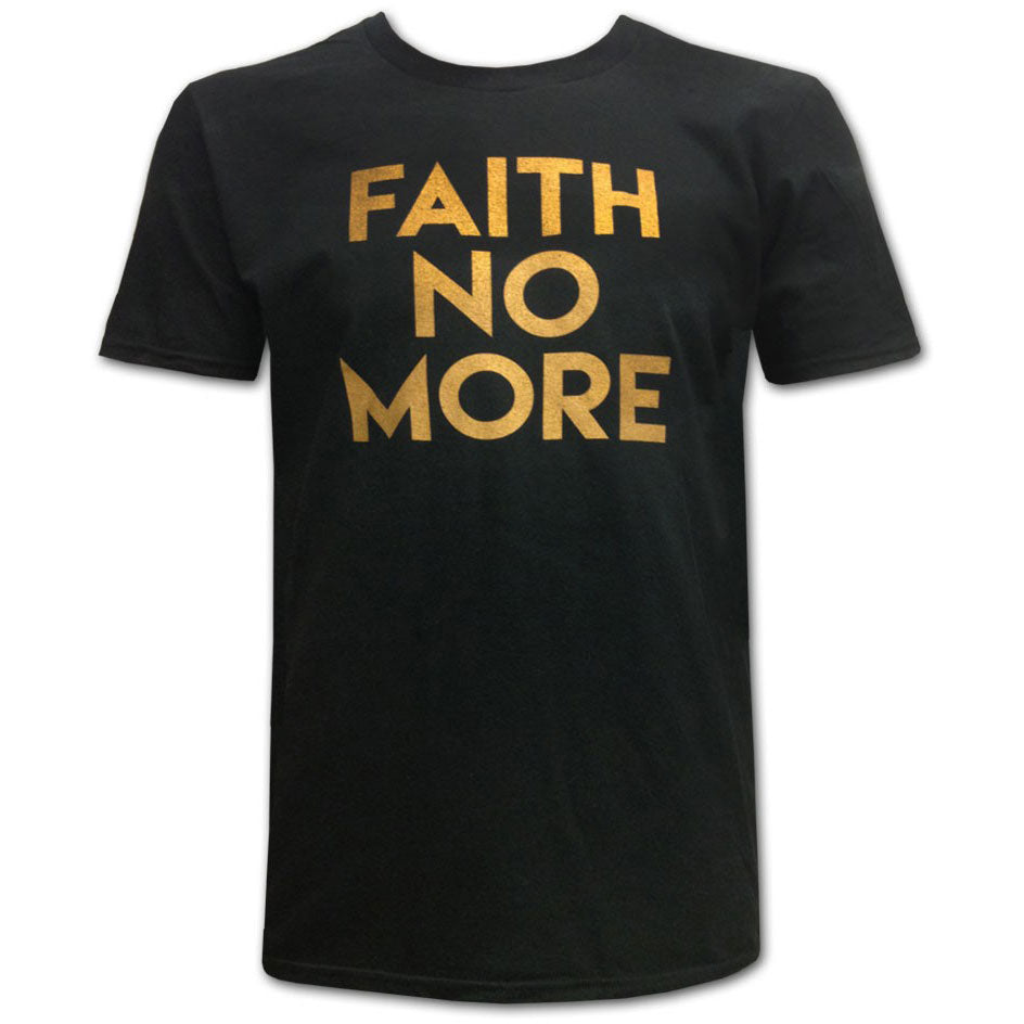 Gold Text Slim Fit T-shirt