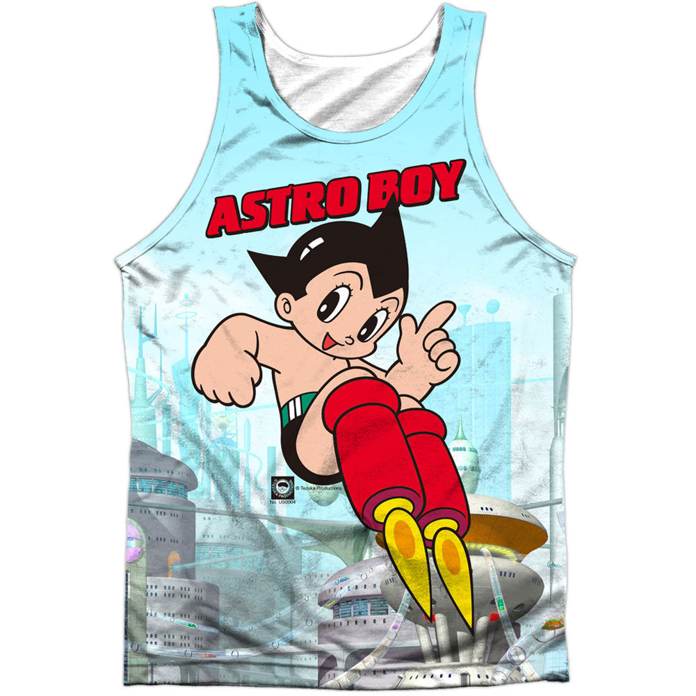 City Boy 100% Poly Front/Back Print Mens Tank