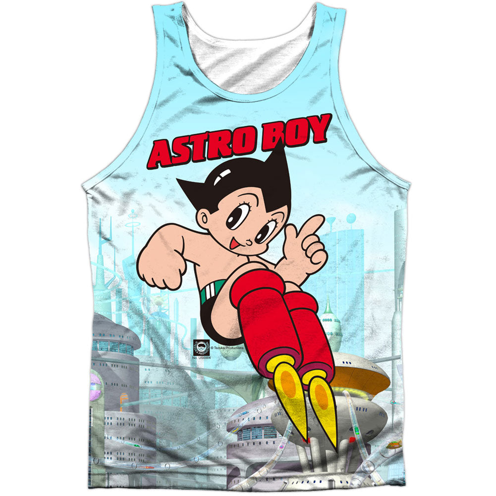 Astro Boy City Boy 100% Poly Front/Back Print Mens Tank