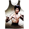 Scratched 100% Poly Mens Tank