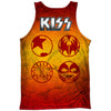 Fire Pose 100% Poly Front/Back Print Mens Tank