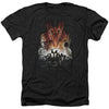 Evil Rising Adult Heather 40% Poly T-shirt